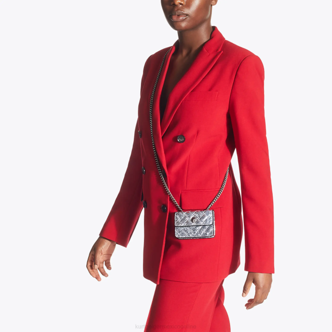 Kurt Geiger micro kensington de londres BL0H63 | bolsas plata mujer