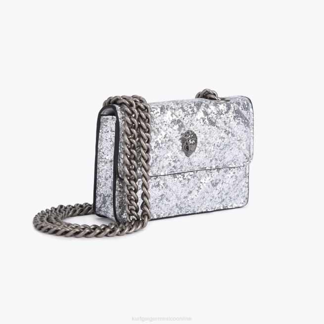 Kurt Geiger micro kensington de londres BL0H63 | bolsas plata mujer