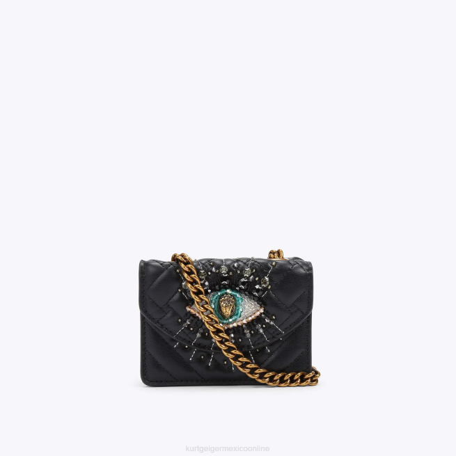 Kurt Geiger ojo micro kensington de londres BL0H53 | bolsas negro mujer
