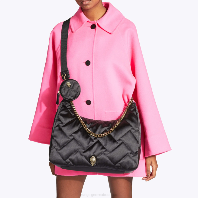 Kurt Geiger vagabundo grande reciclado londres BL0H281 | bolsas negro mujer