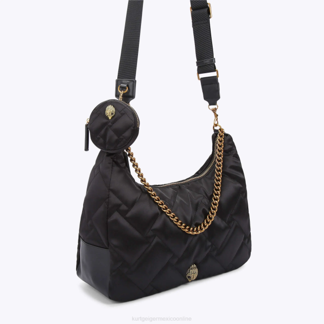 Kurt Geiger vagabundo grande reciclado londres BL0H281 | bolsas negro mujer