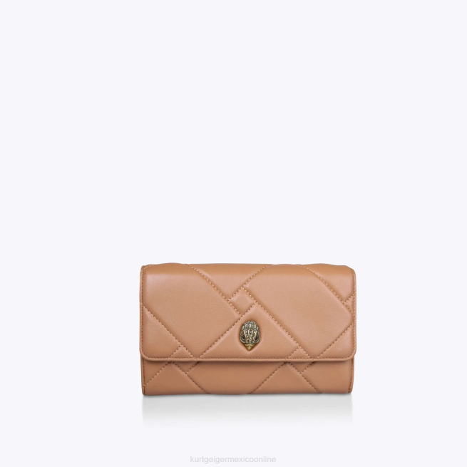 Kurt Geiger cartera colcha kensington de Londres BL0H95 | bolsas camello mujer