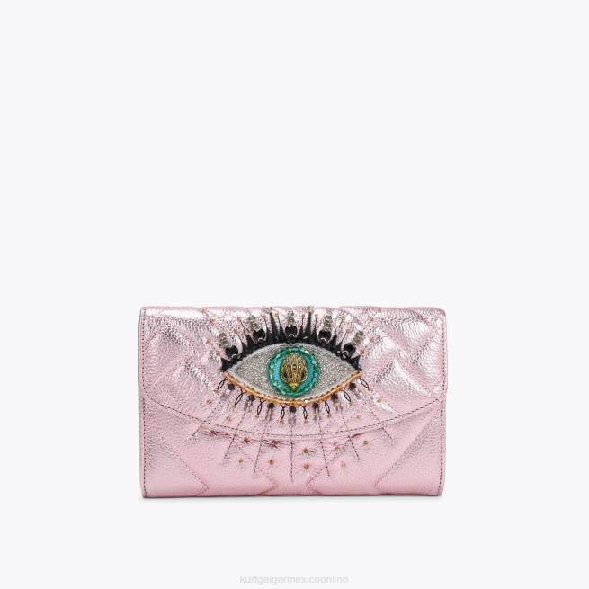 Kurt Geiger cartera london kensington cadena ojo BL0H110 | bolsas Rosa palido mujer