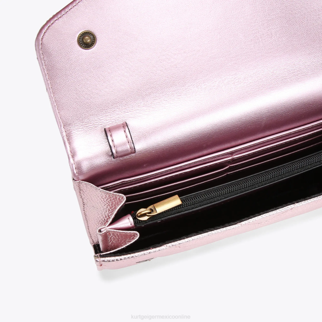 Kurt Geiger cartera london kensington cadena ojo BL0H110 | bolsas Rosa palido mujer