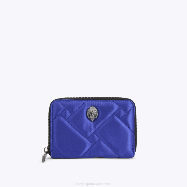 Kurt Geiger cartera pequeña con cremallera london de nailon BL0H559 | bolsas azul mujer