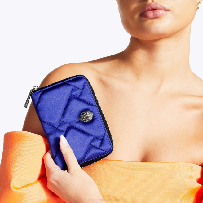 Kurt Geiger cartera pequeña con cremallera london de nailon BL0H559 | bolsas azul mujer