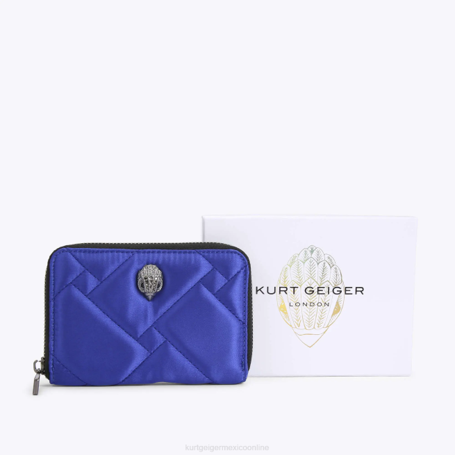Kurt Geiger cartera pequeña con cremallera london de nailon BL0H559 | bolsas azul mujer