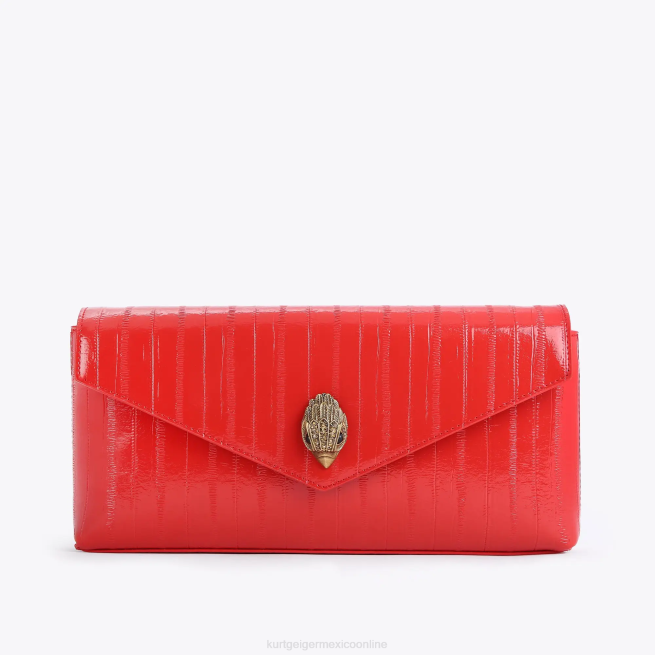 Kurt Geiger Sobre de Shoreditch de Londres BL0H132 | bolsas combinación roja mujer