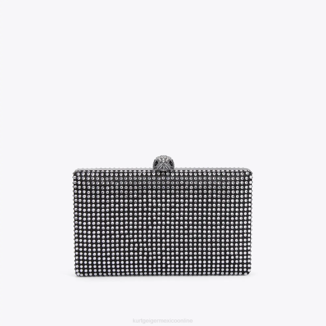 Kurt Geiger bolso de mano kensington con cristales de Londres BL0H57 | bolsas negro otro mujer