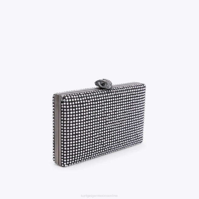 Kurt Geiger bolso de mano kensington con cristales de Londres BL0H57 | bolsas negro otro mujer
