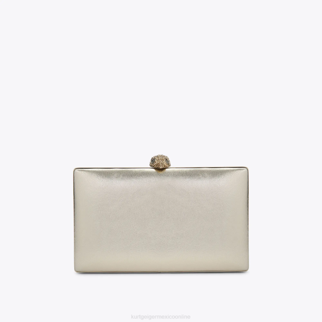 Kurt Geiger bolso de mano kensington con cristales de Londres BL0H59 | bolsas oro mujer
