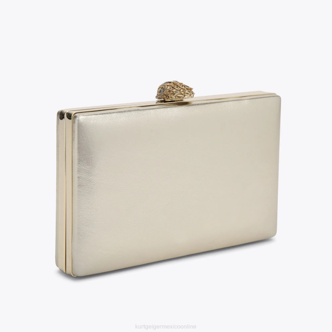 Kurt Geiger bolso de mano kensington con cristales de Londres BL0H59 | bolsas oro mujer