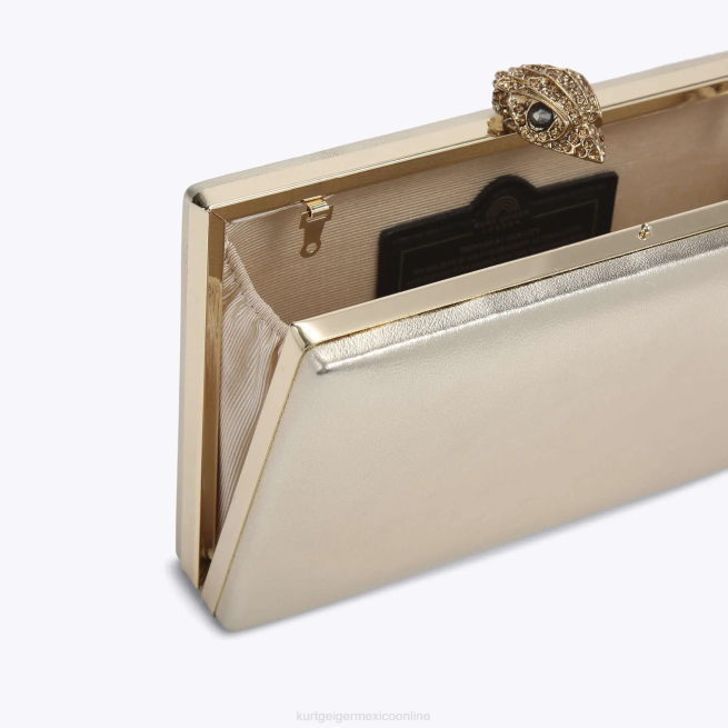 Kurt Geiger bolso de mano kensington con cristales de Londres BL0H59 | bolsas oro mujer