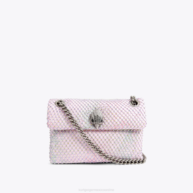 Kurt Geiger Tela de Londres mini Kensington BL0H38 | bolsas combinación de metales mujer