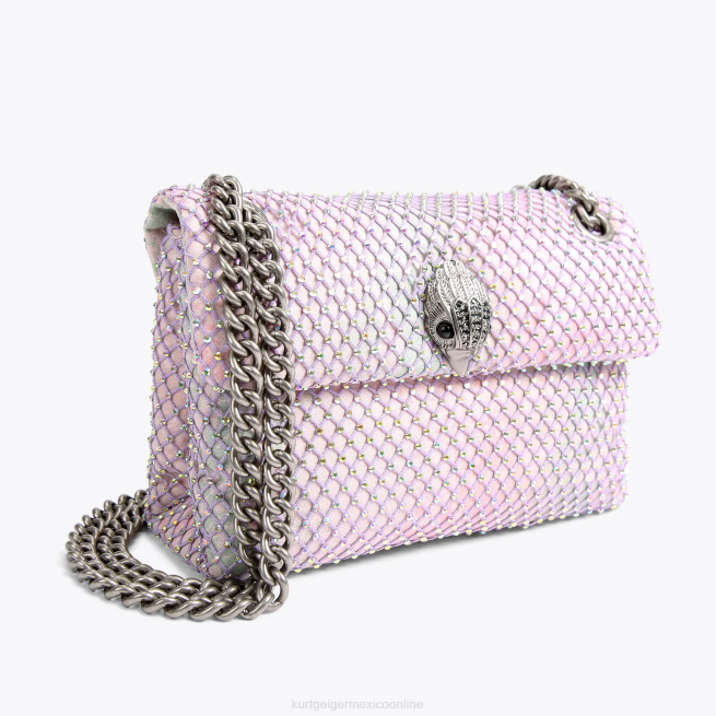 Kurt Geiger Tela de Londres mini Kensington BL0H38 | bolsas combinación de metales mujer