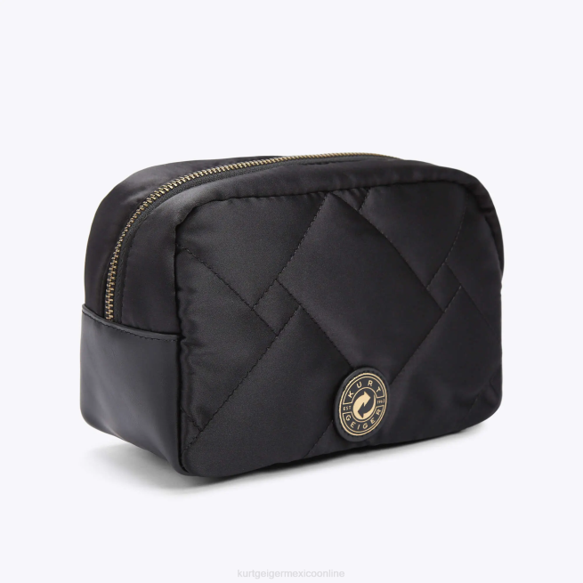 Kurt Geiger bolsa de cosméticos reciclada de Londres BL0H280 | bolsas negro mujer