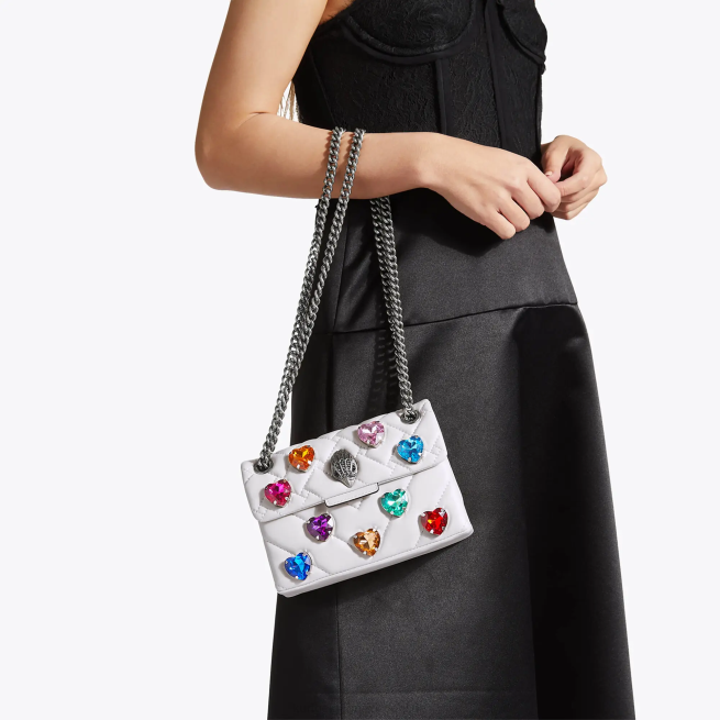 Kurt Geiger bolso london mini kensington love BL0H51 | bolsas hueso mujer