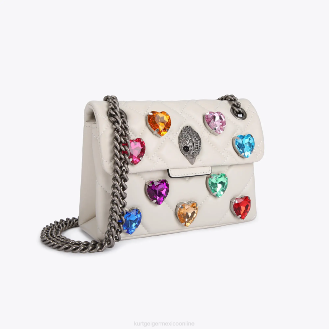 Kurt Geiger bolso london mini kensington love BL0H51 | bolsas hueso mujer