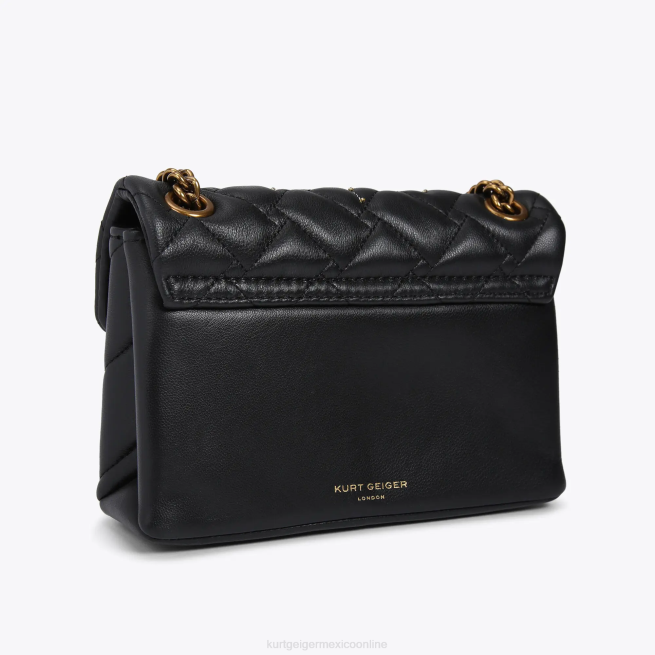 Kurt Geiger london mini ojo kensington de cuero BL0H76 | bolsas negro mujer