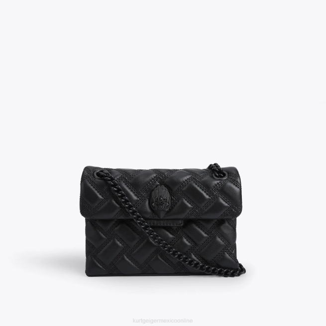 Kurt Geiger londres mini kensington empapado BL0H41 | bolsas negro mujer