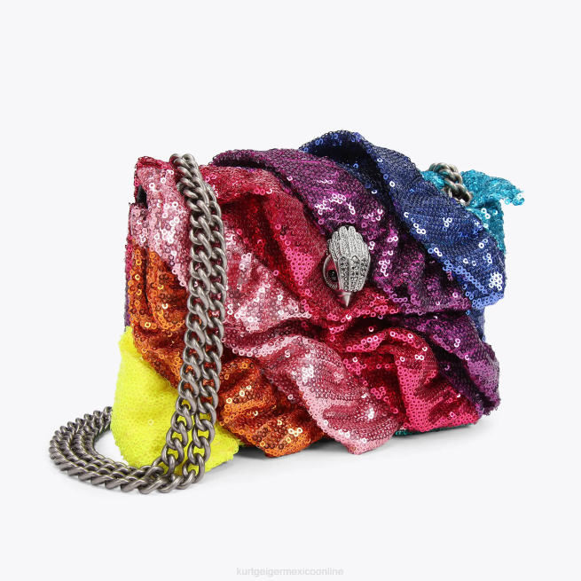 Kurt Geiger mini kensington con volantes y lentejuelas de Londres BL0H22 | bolsas multi/otro mujer
