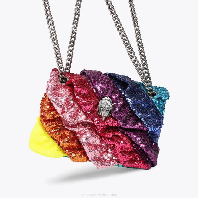 Kurt Geiger mini kensington con volantes y lentejuelas de Londres BL0H22 | bolsas multi/otro mujer