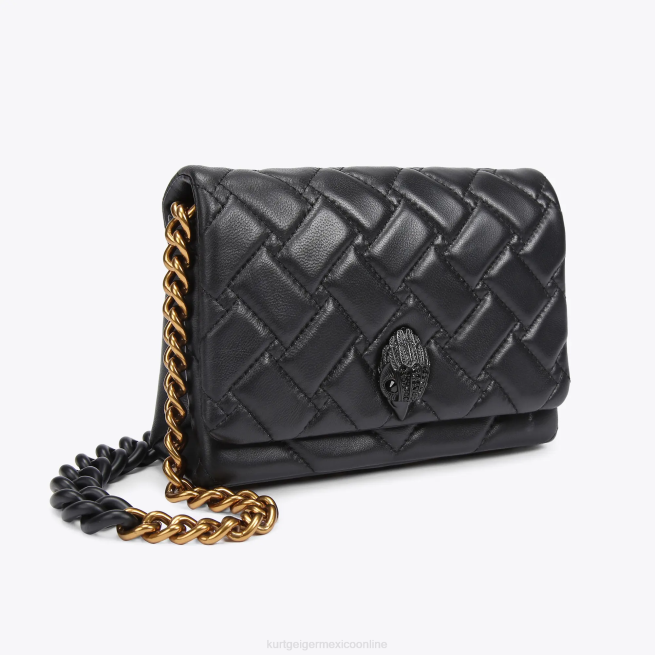 Kurt Geiger mini kensington de londres BL0H88 | bolsas combinación negra mujer