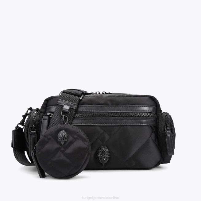 Kurt Geiger bolso multicámara reciclado London BL0H277 | bolsas negro otro mujer