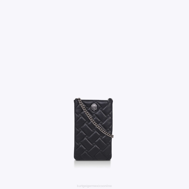 Kurt Geiger caja del teléfono londres kensington BL0H77 | bolsas negro mujer