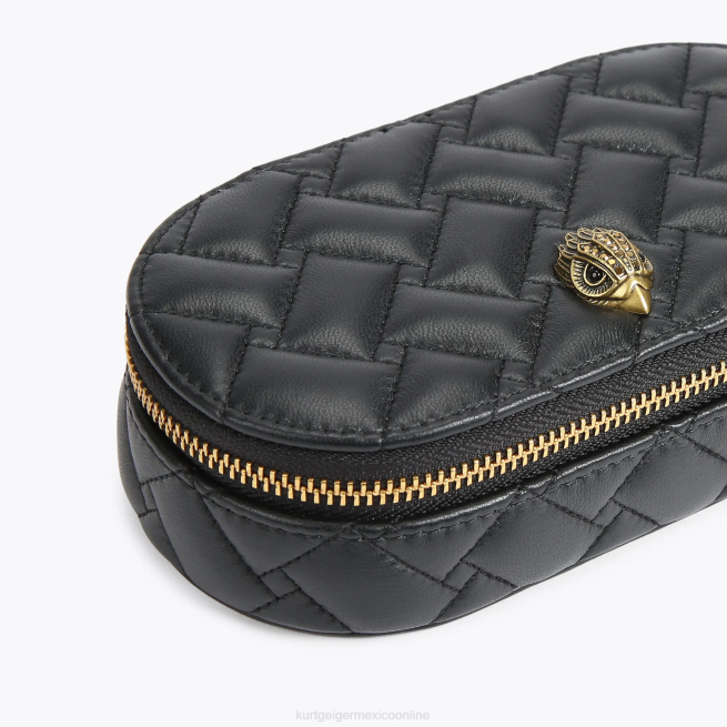 Kurt Geiger estuche de joyería kensington de londres BL0H561 | bolsas negro mujer