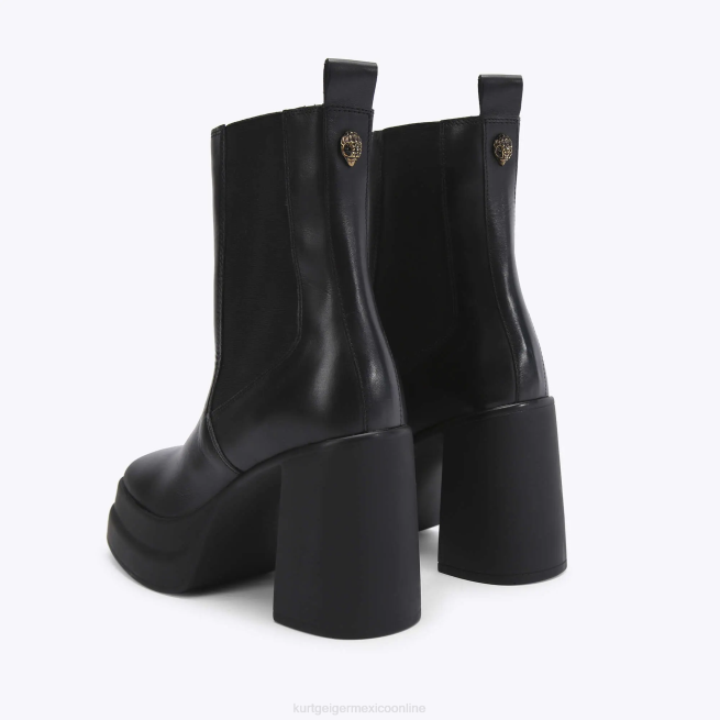 Kurt Geiger london stomp tacón chelsea BL0H661 | calzados negro mujer