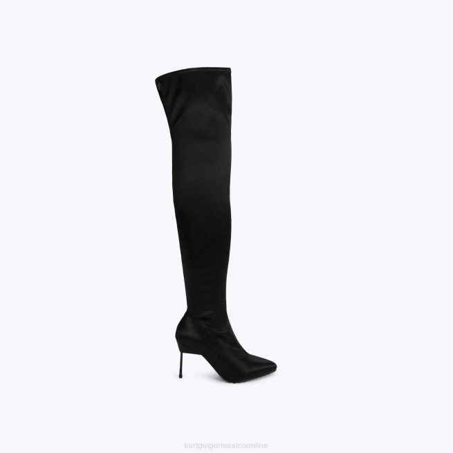Kurt Geiger Barbacana de Londres sobre la rodilla empapada BL0H266 | calzados negro mujer