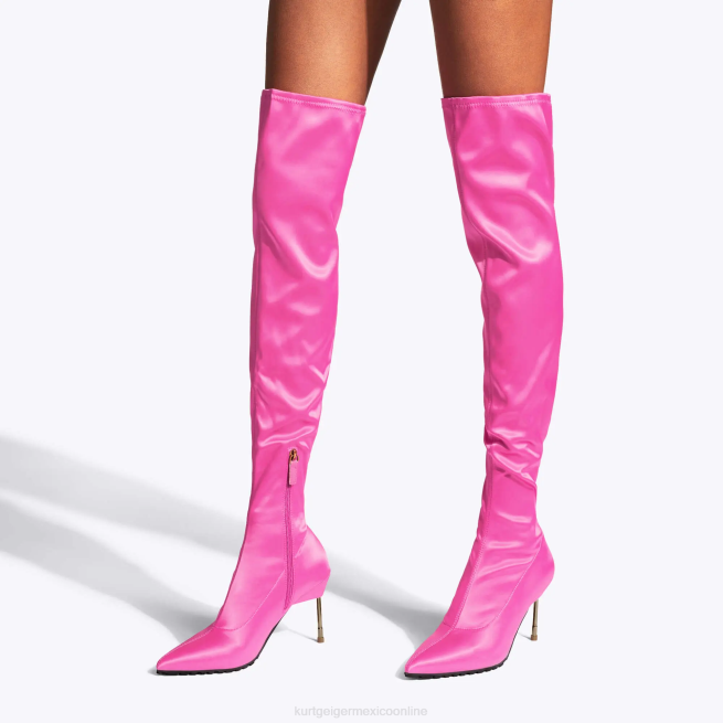 Kurt Geiger barbacana de Londres sobre la rodilla BL0H413 | calzados fucsia mujer