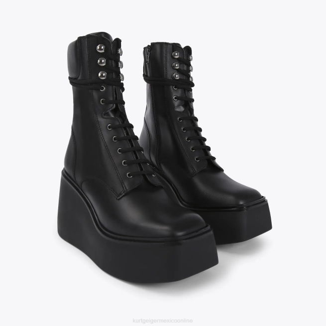 Kurt Geiger Bota señorial con cordones London BL0H662 | calzados negro mujer