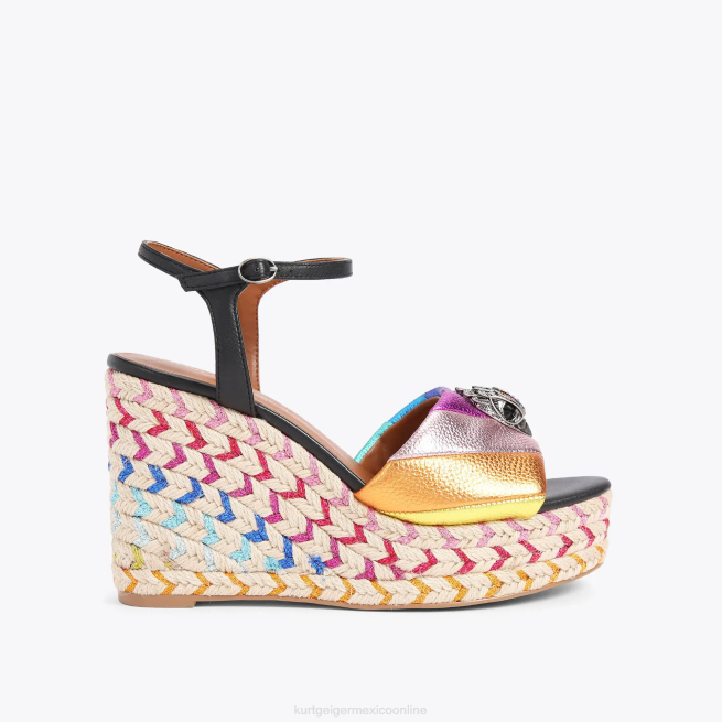 Kurt Geiger alpargata london kensington 105 BL0H220 | calzados combinación negra mujer