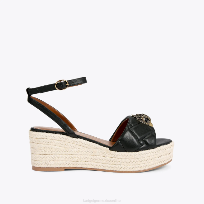 Kurt Geiger alpargata london kensington 65 BL0H333 | calzados negro mujer