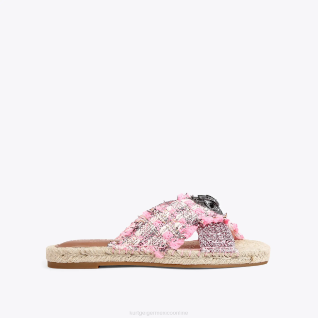 Kurt Geiger alpargata london kensington BL0H443 | calzados combinación rosa mujer