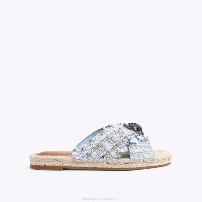 Kurt Geiger alpargata london kensington BL0H444 | calzados azul pálido mujer