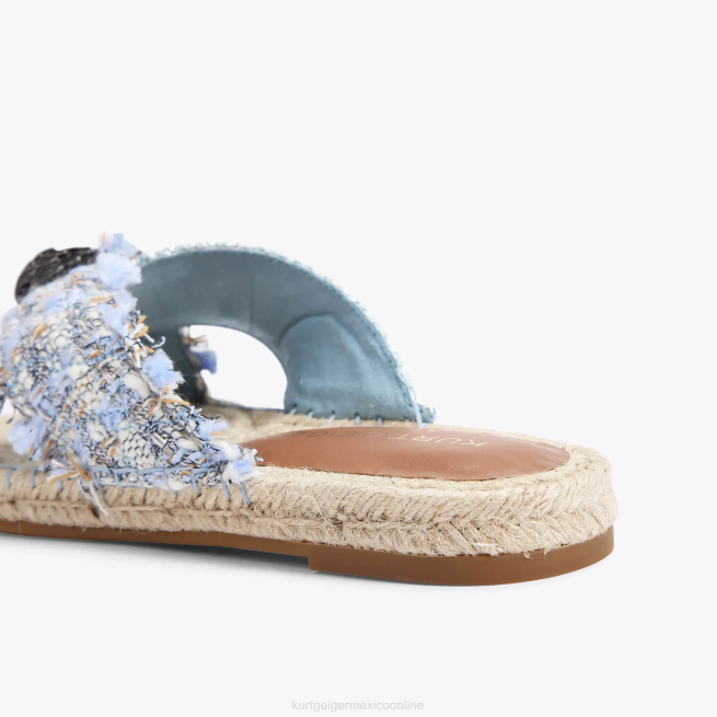 Kurt Geiger alpargata london kensington BL0H444 | calzados azul pálido mujer