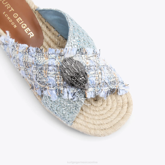 Kurt Geiger alpargata london kensington BL0H444 | calzados azul pálido mujer