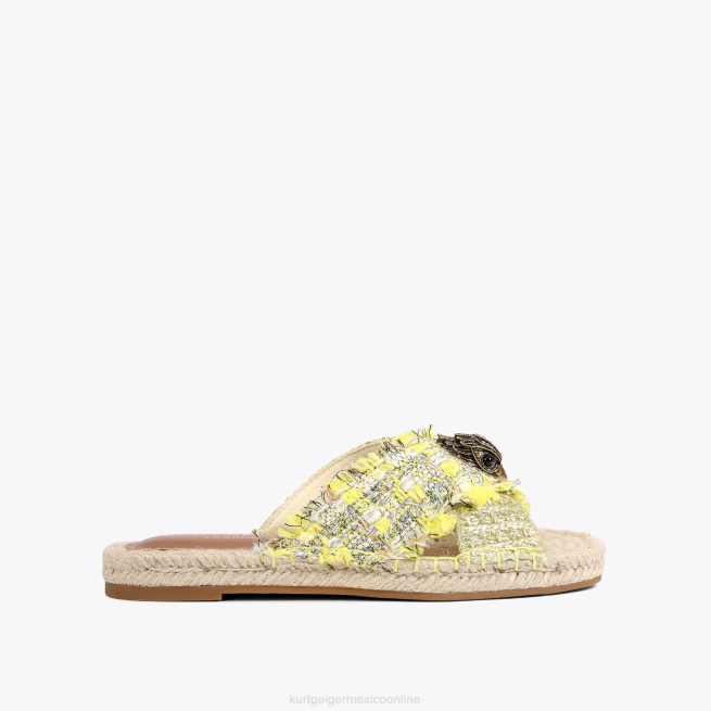 Kurt Geiger alpargata london kensington BL0H445 | calzados amarillo mujer