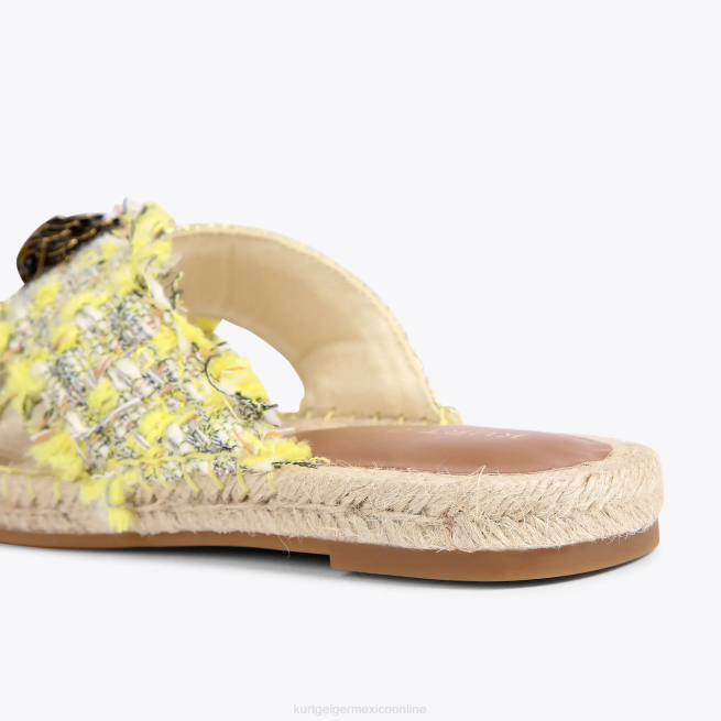 Kurt Geiger alpargata london kensington BL0H445 | calzados amarillo mujer