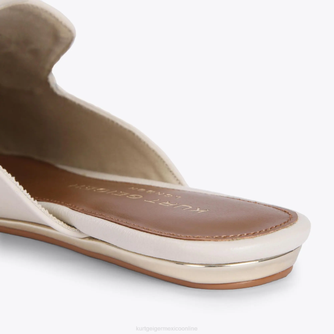 Kurt Geiger Ojo de oliva de Londres BL0H367 | calzados hueso mujer