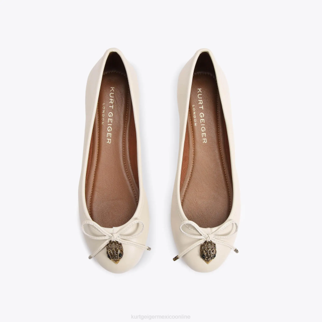 Kurt Geiger bailarina águila de londres BL0H354 | calzados hueso mujer