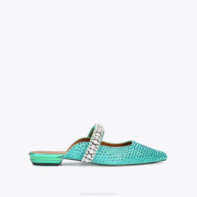 Kurt Geiger cristales principescos de londres BL0H668 | calzados verde azulado mujer