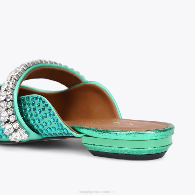 Kurt Geiger cristales principescos de londres BL0H668 | calzados verde azulado mujer