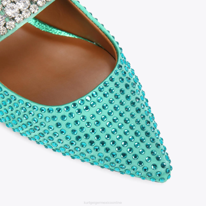 Kurt Geiger cristales principescos de londres BL0H668 | calzados verde azulado mujer