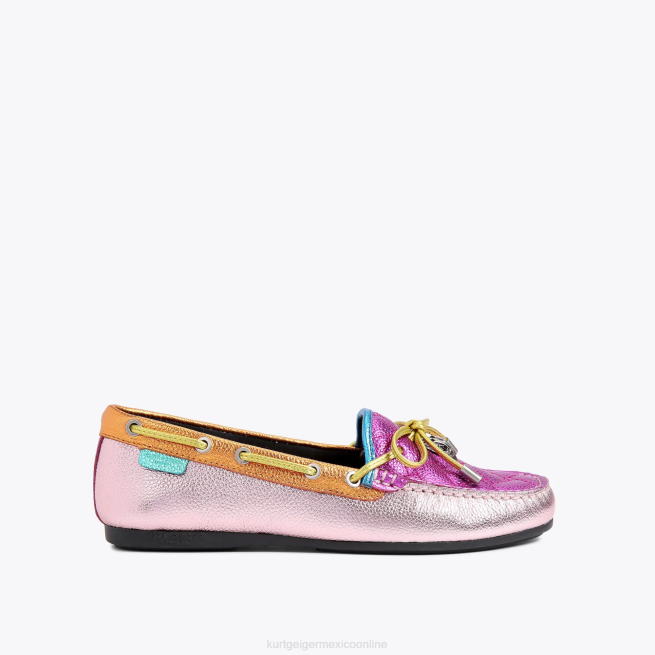 Kurt Geiger mocasín águila londinense BL0H218 | calzados combinación rosa mujer