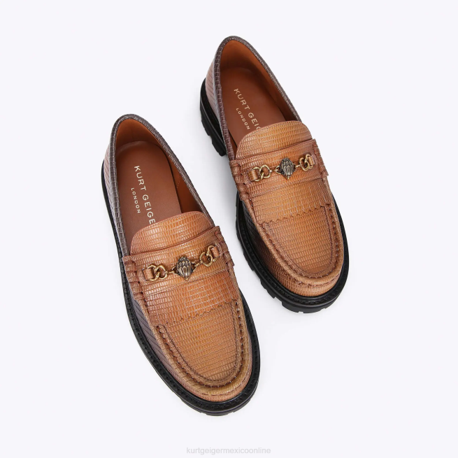 Kurt Geiger mocasines gruesos london carnaby BL0H394 | calzados marrón medio mujer