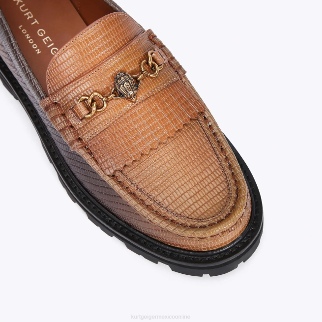 Kurt Geiger mocasines gruesos london carnaby BL0H394 | calzados marrón medio mujer